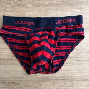 Jockey Striped Briefs Small.